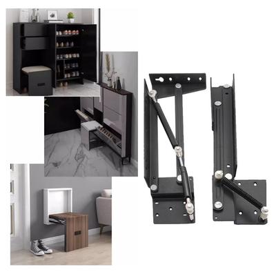 Space Saving Silents Folding Stool Brackets With Rustproof Cold Rolled Steel Accessory for Home And Office Use