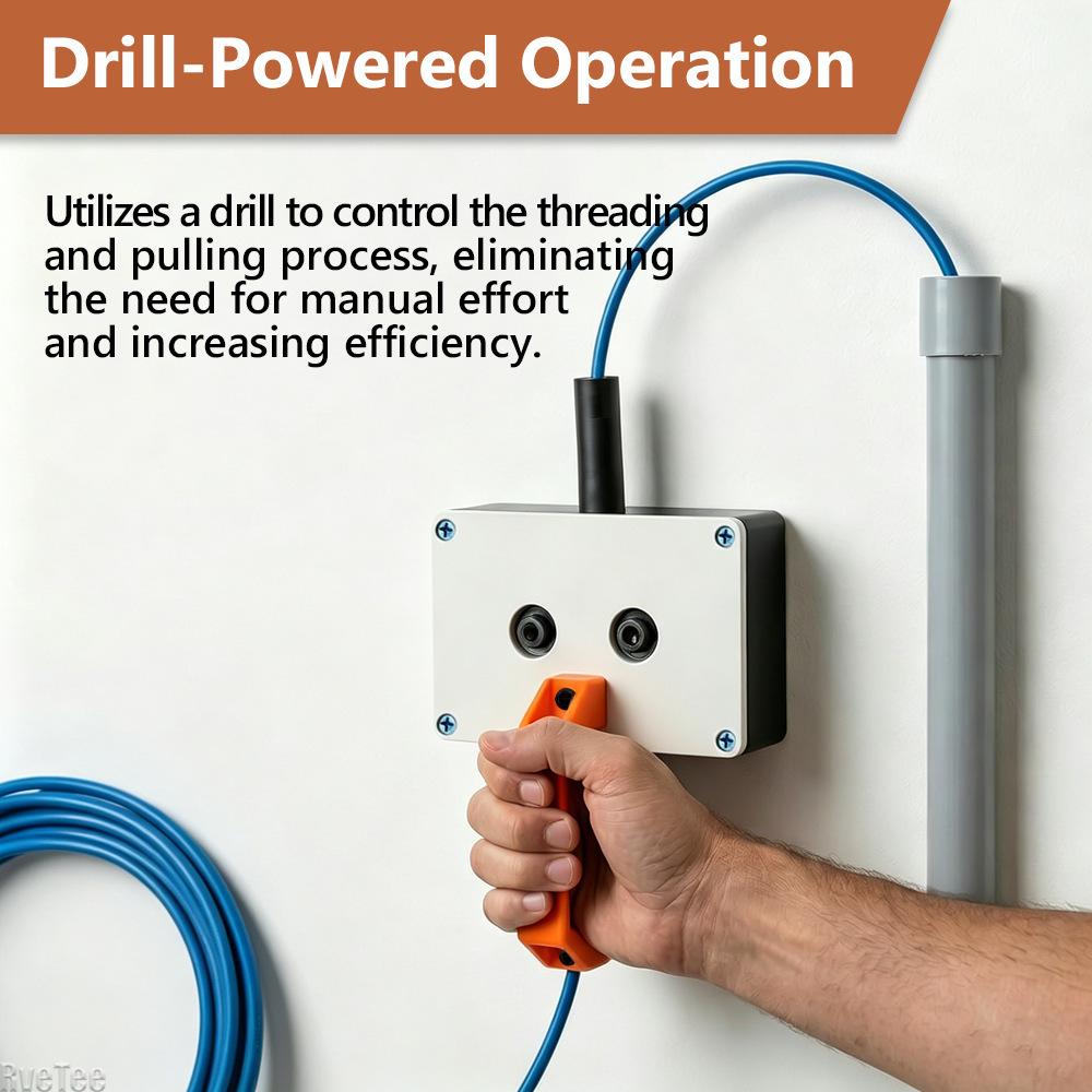 Wire Puller Heavy-duty Handheld Wiring Tools Wire Tugger For Electrician For Pipe Narrow Spaces Wall Underground Data Center