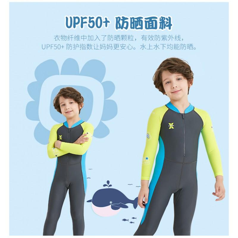 Kids Full-Body UV Protection Dive Suit Snorkeling Swimming Water Sports Quick-Dry Lycra Rash Guard Unisex