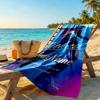 Michael Jackson Customize Text Beach Towel Quick-Dry Soft Microfiber Perfect for Traveling Yoga Camping and Swimming