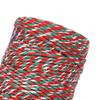 100M/Roll Red Green and White  Colorful Cotton Rope for Home Decoration Handmade Christmas DIY Gift Wrap Packaging Material