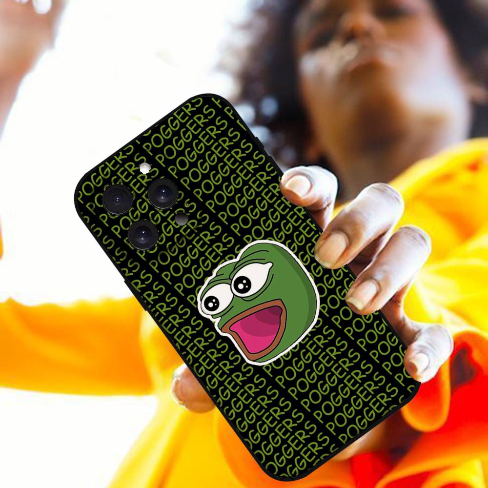 

S-Sad Frog P-Pepe Funny Phone Case For IPhone 17 15 Pro Max 14 Pro 12 11 13 Mini X XR XS 16 Plus SE Back Cover iPhone16pro