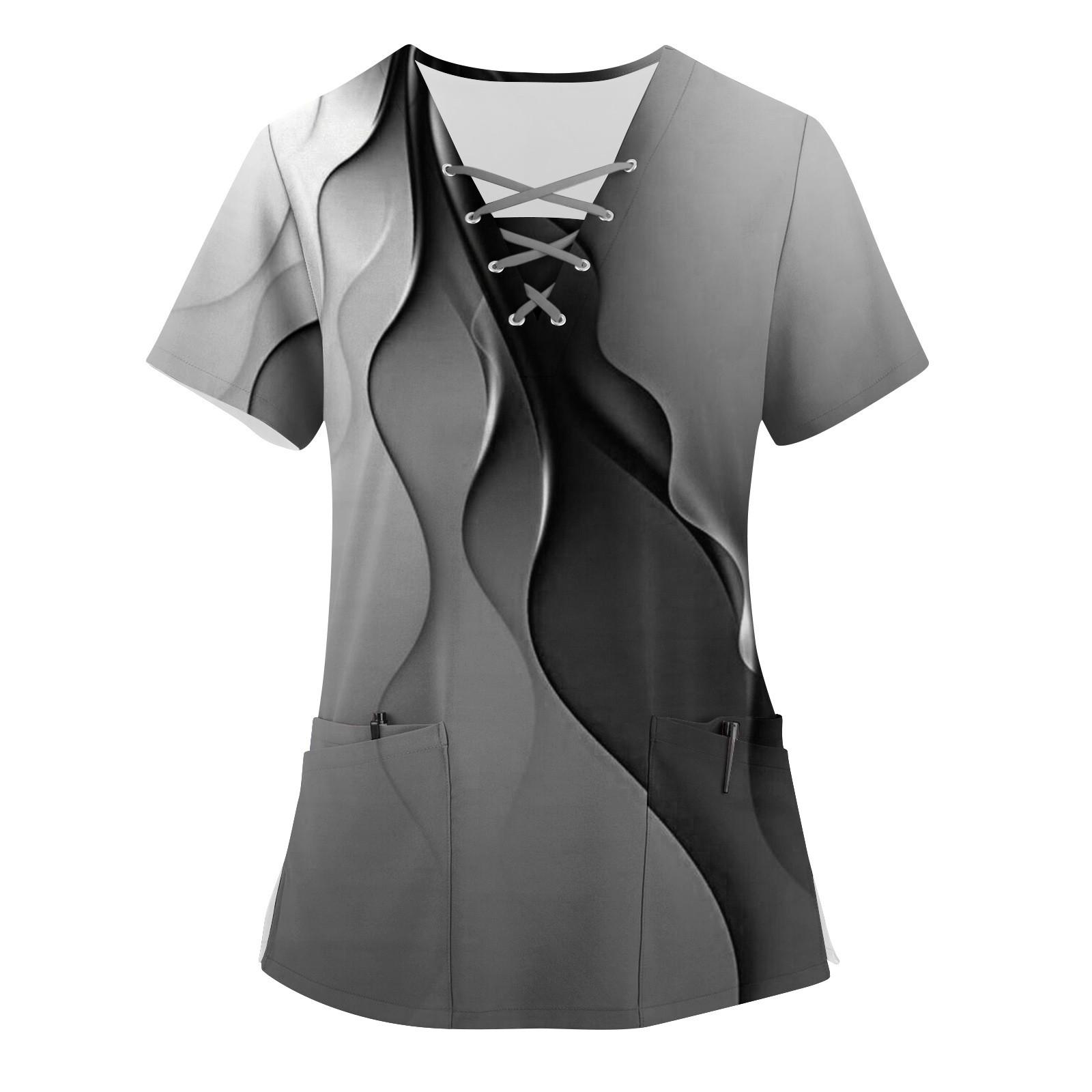 Рабочая форма больших размеров с принтом — фото 4