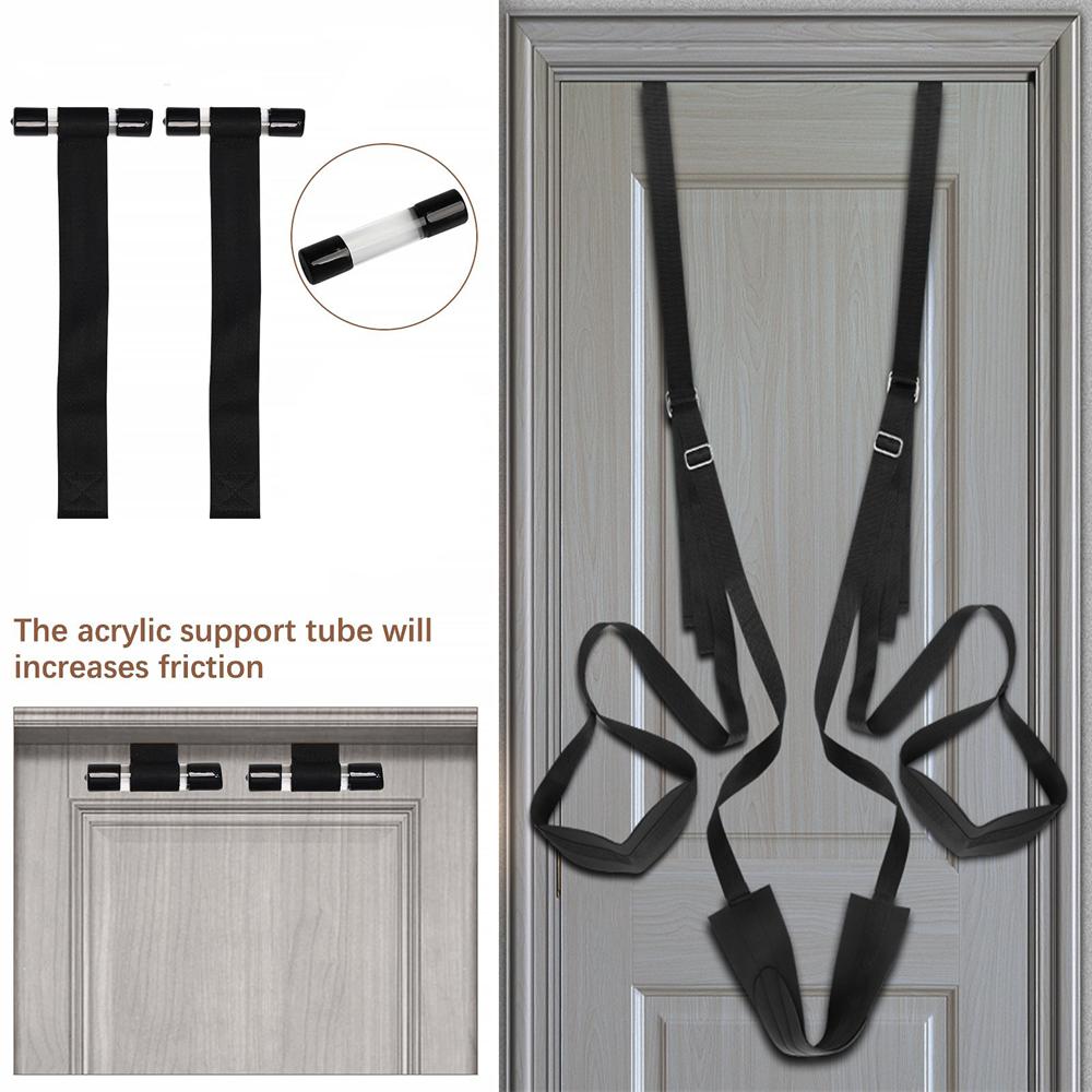 Hengende Sex Dørhuske Sexleketøy SM Bondage Begrensninger Voksenspill Justerbare Stropper Sexmøbler Sexleketøy for Par Fetisj