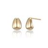 LUNNE 14k Volume Waterdrop Stud Earrings (14k Gold) #LFE20