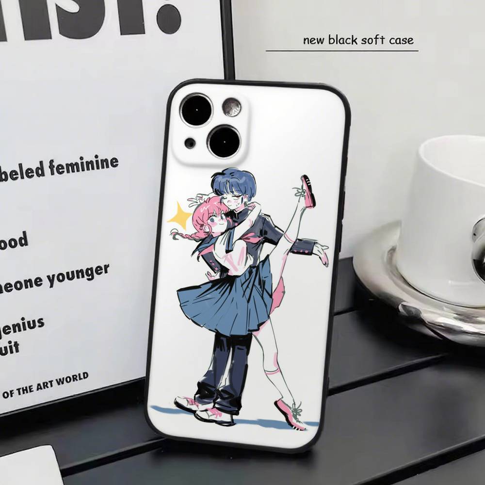 Anime R-Ranma 1 2 Phone Case Silicone Soft For IPhone 17 Air 16 15 14 13 12 11 Plus Pro Max Plus