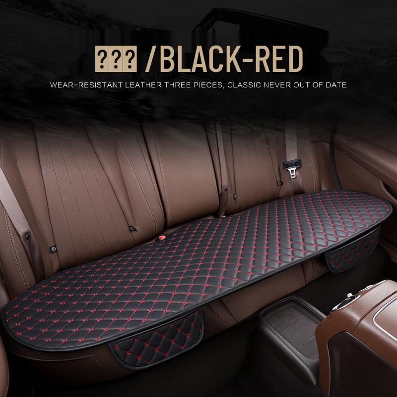 Nappa Leather Summer Car Seat Cushion Set - Durable, Non-Slip, Universal Fit for Five-Seat Vehicles