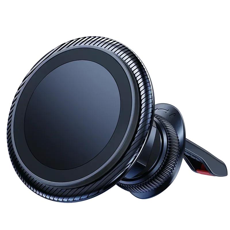 Eary Magnetic Phone Holder for Car 360°Rotation Air Vent Shock Absorption Phone Mount Fit All iPhone 16 15 Pro Max Samsung S25