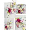 Easter Branches Picks Stems Glitter Fake Twig with Pastel Eggs Berries Eucalyptus for Vases Farmhouse Floral Decor Artificial Berry Stems for Vase (F)