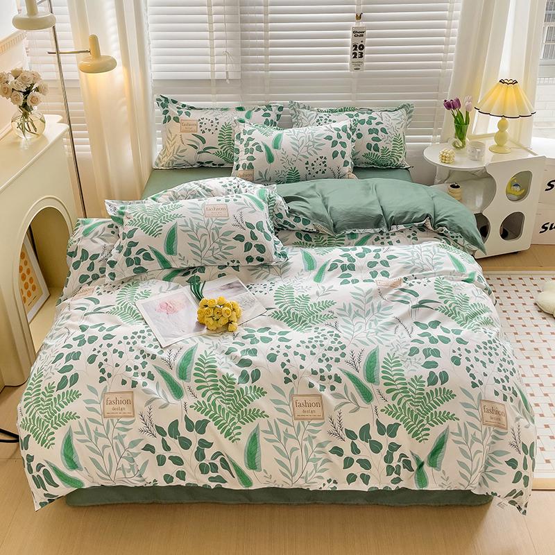 Bonenjoy Black And White Colo Striped Bed Cover Sets Single/Twin/Double/Queen/King Quilt Cover Bed Sheet Pillowcase Bedding Kit