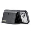 DG.MING M6 Series For iPhone 17 Pro Max Case Magnetic Wallet PU + PC + TPU Phone Cover