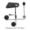 Interfono Moto Auricolari Casco Comunicazione Interfono Inter Comunicador Auricolare Casco Impermeabile Bluetooth 5.0 30m