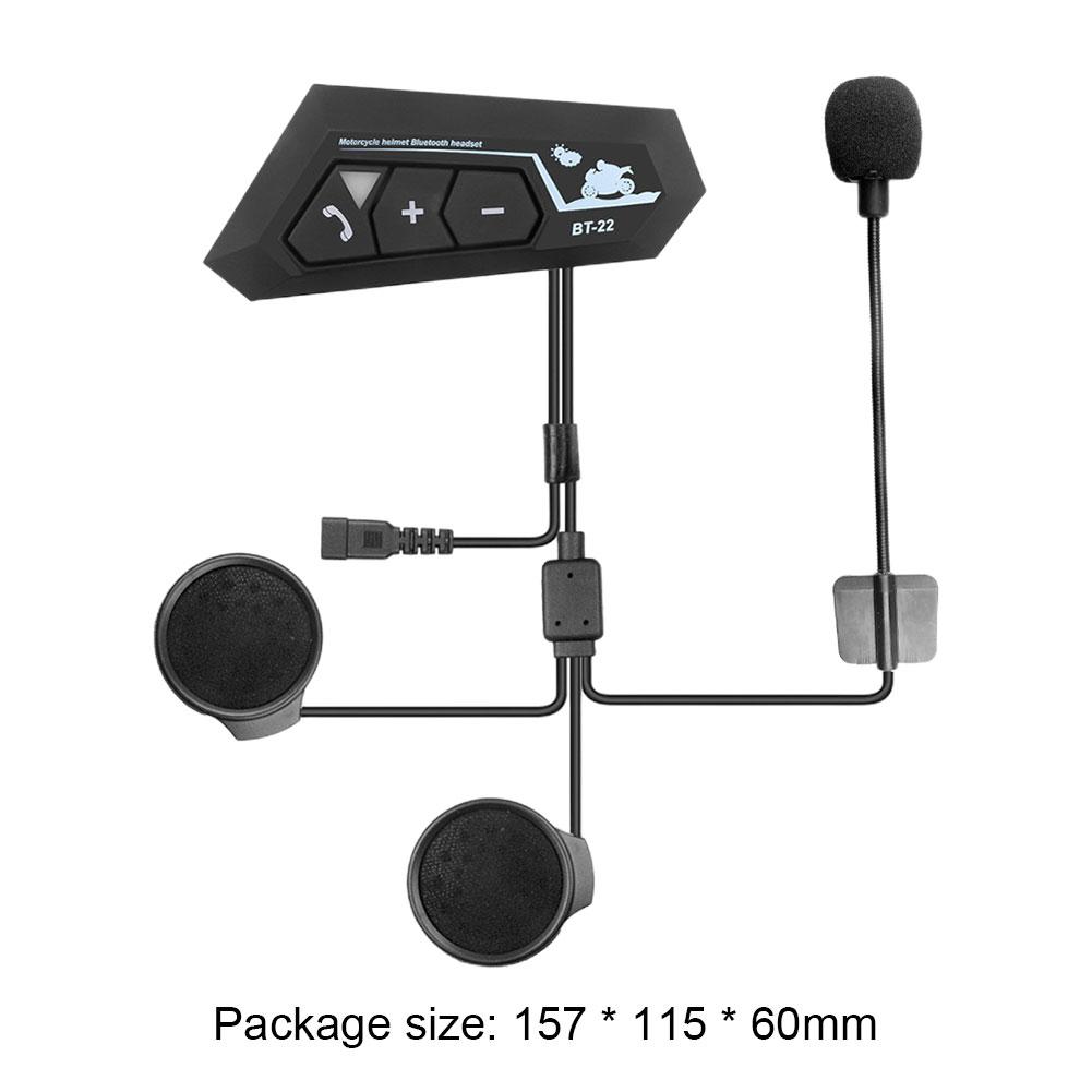 Interfono Moto Auricolari Casco Comunicazione Interfono Inter Comunicador Auricolare Casco Impermeabile Bluetooth 5.0 30m