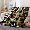 1pc Blanket - New Orleans Saints logo  Print Design,Lightweight Blanket for Sofa,Bed- Soft &Warm,Gift for All Seasons