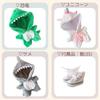 TikTrunk Plush Clothes Set for 20cm Dolls: Shark Suit Pajamas and Shoes, 2-Piece Set, Cute Doll Outfit