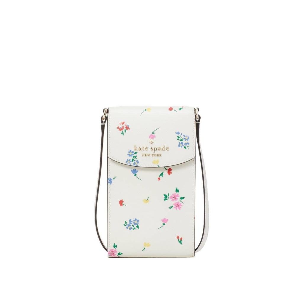 Kate Spade Crossbody Bag Staci Cell Phone Cream Multi Women's Crossbody,