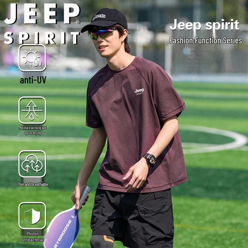 JEEP SPIRIT Men s Short Sleeve T-Shirt L