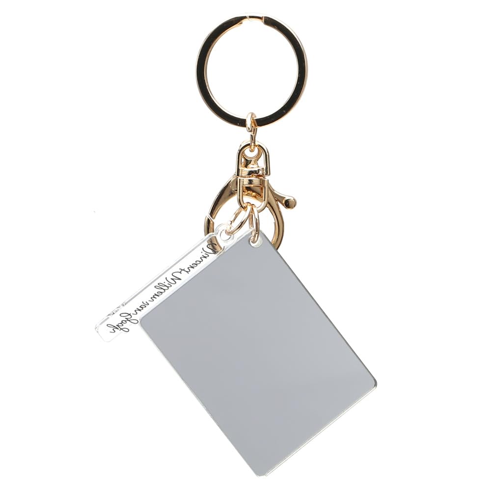 [ONLYOU] Stilvoller und süßer Schlüsselanhänger, Anhänger, Taschenanhänger, einfacher Acrylspiegel, Malerei, berühmtes Gemälde, Illustration, Dogenpalast Venedig, Pierre