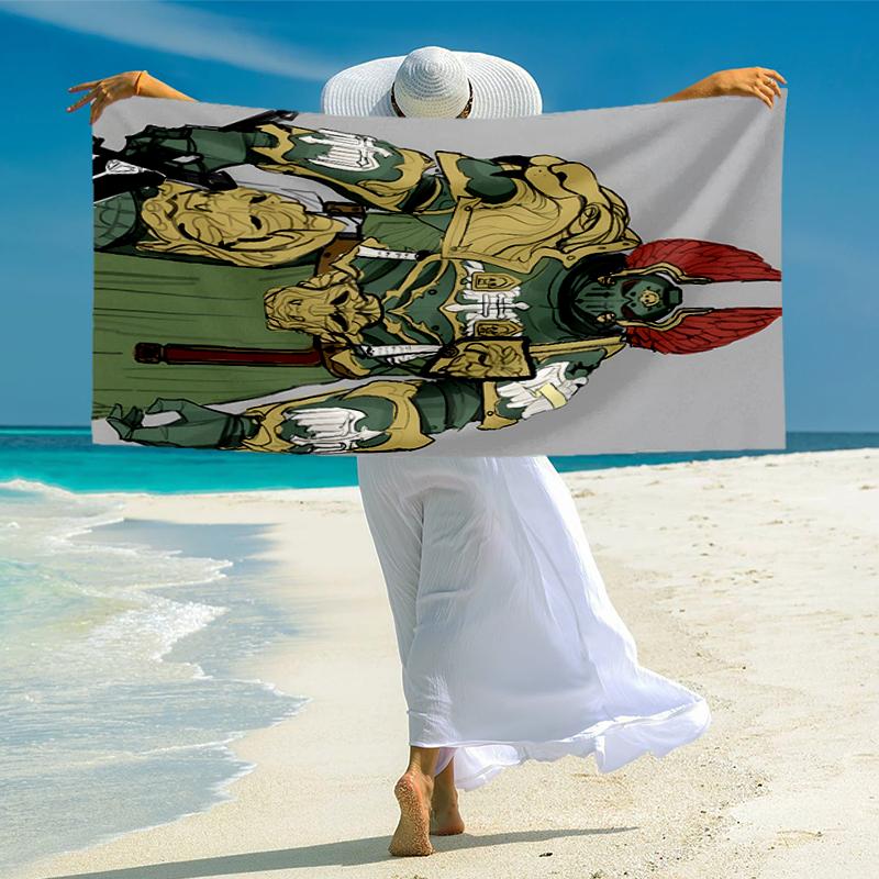 Warhammer Fashion Beach Towel: Ideal for Summer Adventures Soft, Absorbent and Quick Drying Suitable for Swimming and Bathing