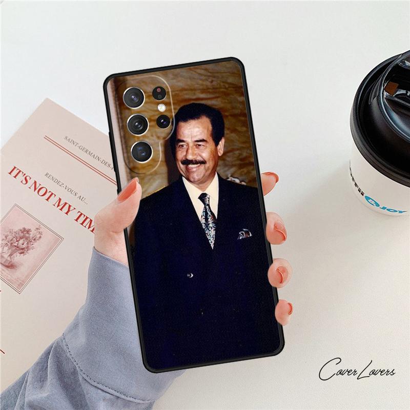 Saddam Hussein Iraq Arabic phone case For Samsung Galaxy S24 S25 S23 S22 Ultra Note 10 20 Plus S20 S21 FE Cover