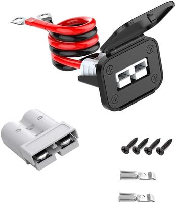 Anderson Connector, 8AWG 50AMP Quick Connect/Disconnect Connector, 1.64ft Cable Connector, Winch Wiring
