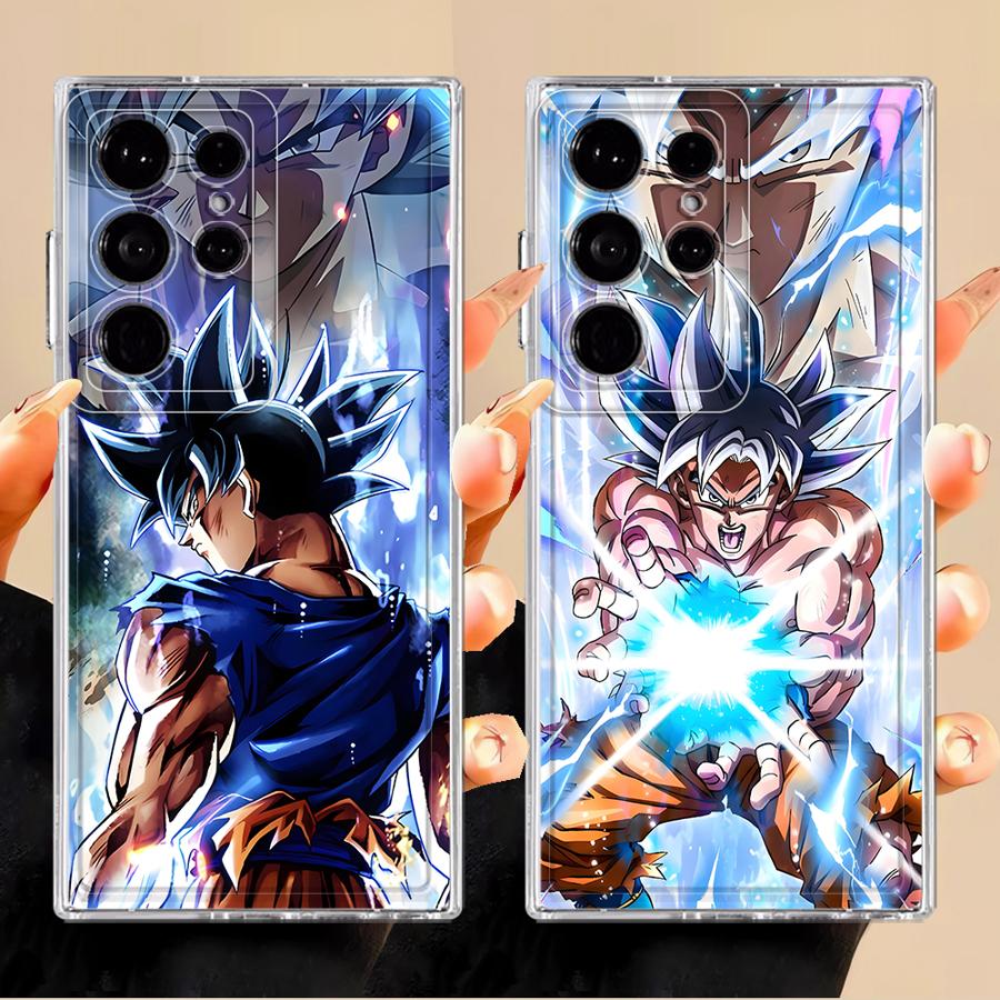 Pouzdro Dragon Ball Goku pro Samsung Galaxy S25 Edge S24 Note 20 Ultra 10 S21 S23 Ultra S20 Plus S26 S22 FE Kryt na telefon