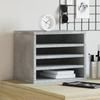 Vidaxl Desk Organizer, Concrete Gray, 36X26X29.5 Cm