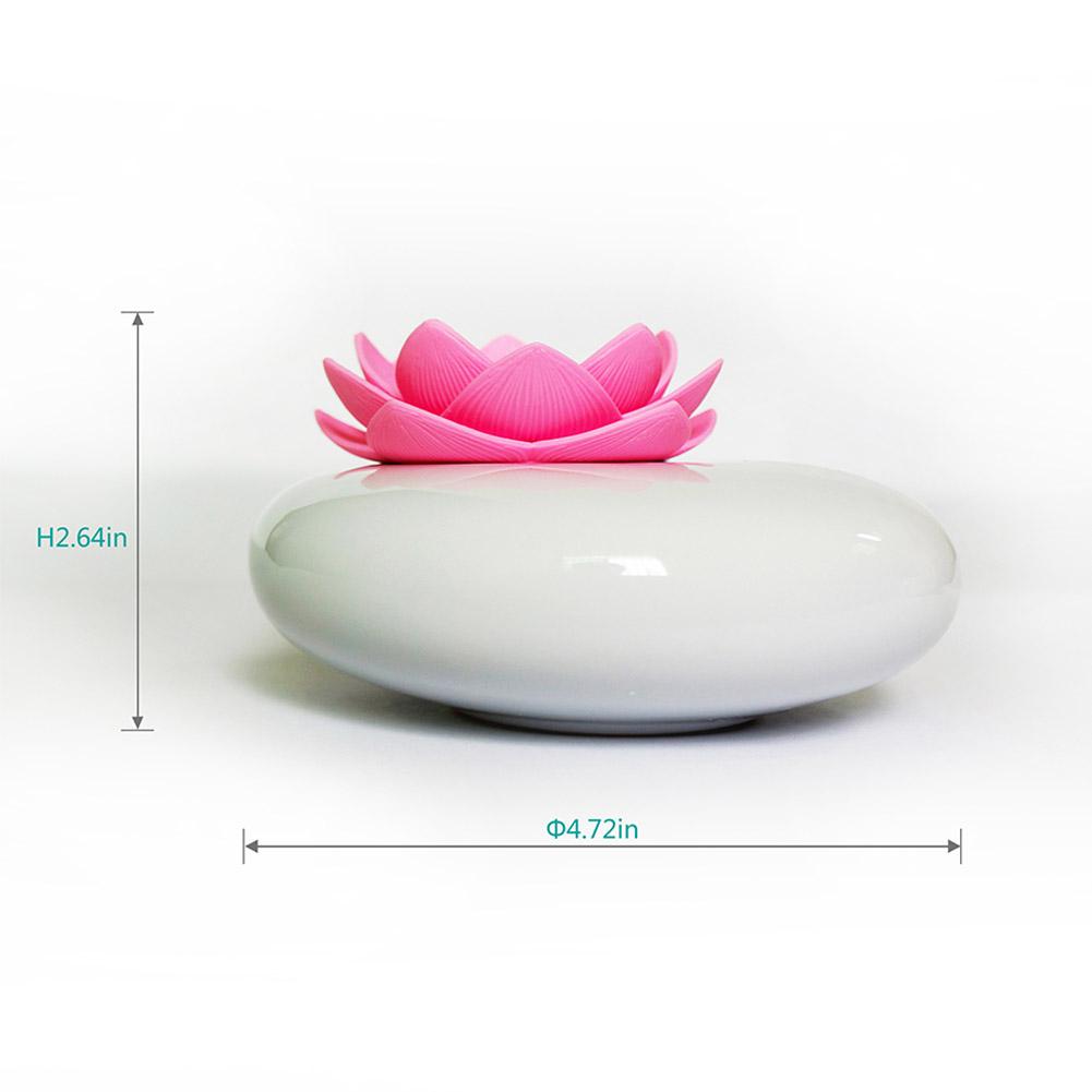 Heim-Lotus-Form Leiser Keramik Ultraschall Aroma Luftbefeuchter