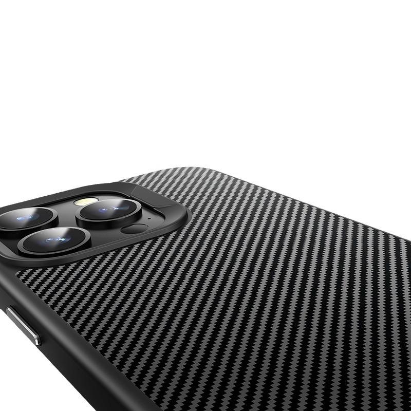Applicable to iPhone15 mobile phone case Kevlar carbon fiber Magsafe magnetic suction Apple 16ProMax mobile phone case