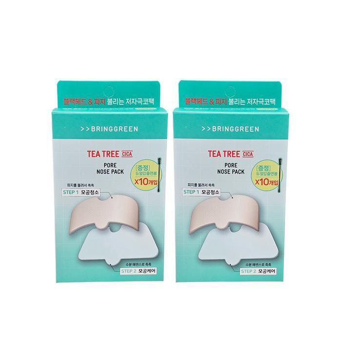 1+1 BRINGGREEN Tea Tree Cica Pore Pack (5 sheets) (30099044) 1+1 BRINGGREEN Tea Tree Cica Pore Pack (5 sheets)