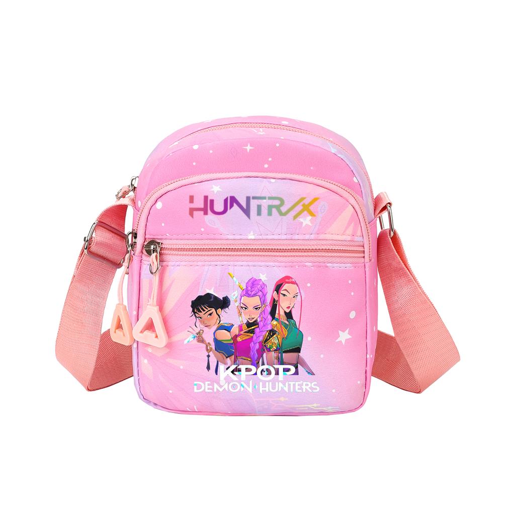 KPop Demon Hunters Shoulder Bag Trendy Single Shoulder Messenger Bag Pack Candy Bag Purse Wallet Handbags