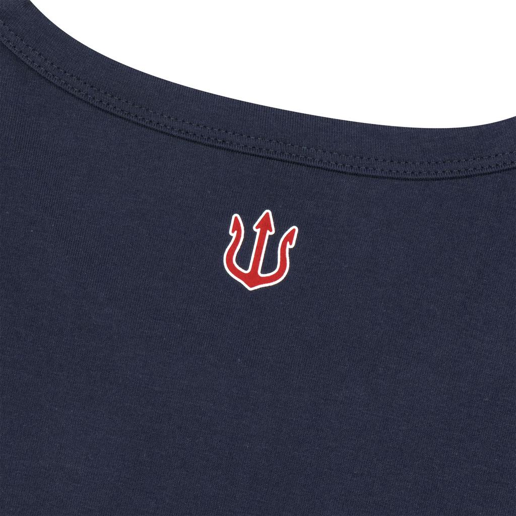 VERUTUM Small Arch Logo T-Shirt Navy