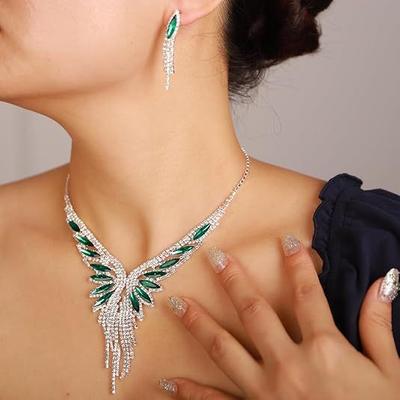 Fashion  Jewelry Set Necklace Earrings For Women Ladies