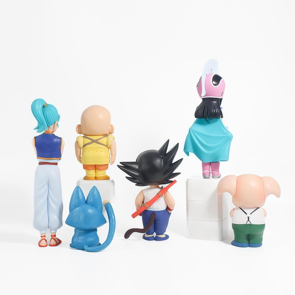 New Dragon Ball Handmade Blind Box Childhood Unlimited Wukong Klin Qiqi Bulma Trendy Play Statue Anime Handmade Ornament