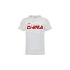 Li Ning T Shirts Men's White Crew Neck Moderate Straight Fit AHSS983-3