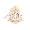 Wooden Christmas Tree Pendant Creative Christmas Tree Luminous Ornament Home Holiday Party Christmas Hollow Pendant Decoration