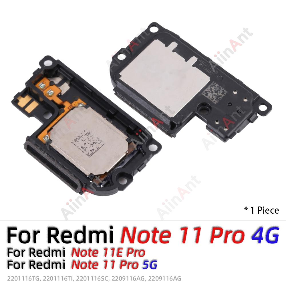 Bottom Loud Speaker Loudspeaker Sound Buzzer Ringer Flex Cable For Xiaomi Redmi Note 10 11 10s 10A 10C 11s 11T Pro Plus Max 5G