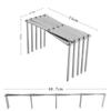 Bowl Stainless Steel Flatware Sink Drain Rack Plate Stand Dish Drainer Storage Shelf Pot Lid Holder