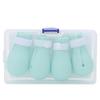 4PCS Silicone Cat Shoes Anti Scratch Pets Paw Protector Claw Cover for Bath Grooming Medicine Feeding Supplies(Shoe