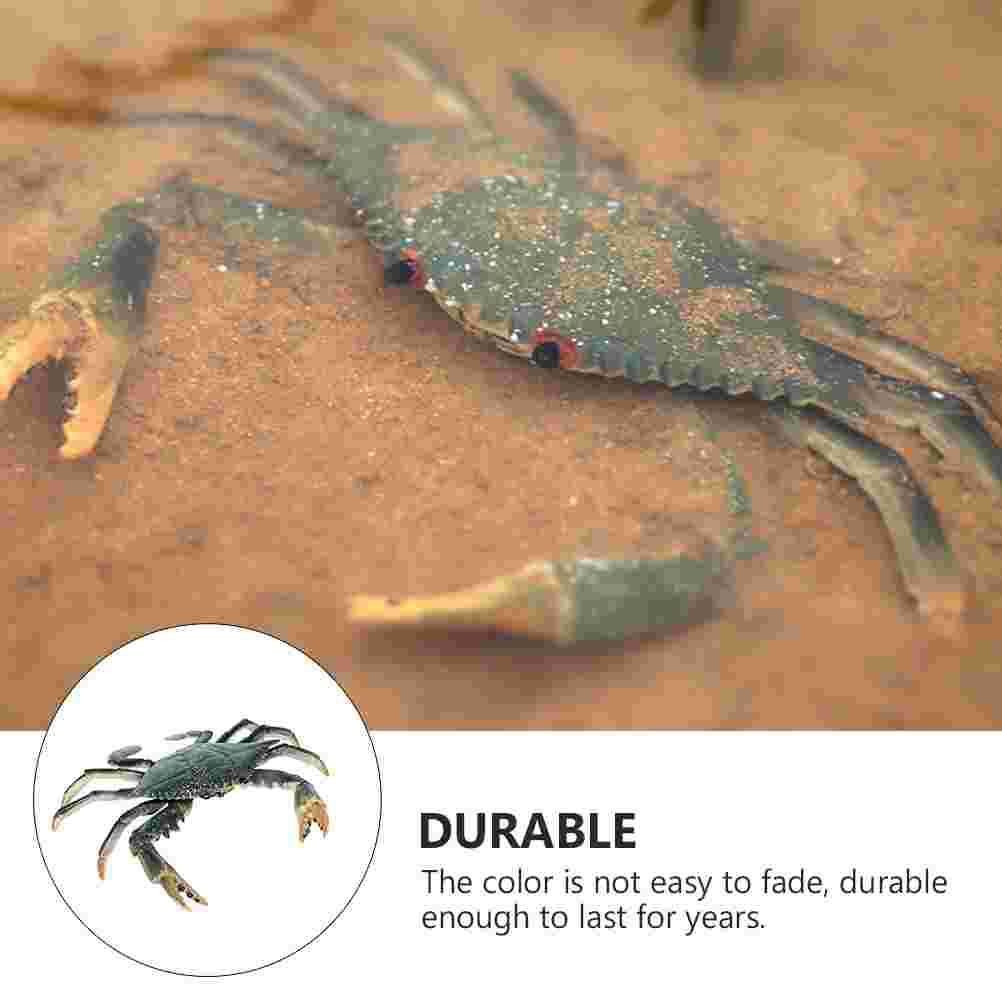 Umělé Krabi Dekorace Životaschopný Krabí Dekor Akvárium Simulace Mořští Krabi Zvířecí Model Krabí Figurka Domácí Dekor