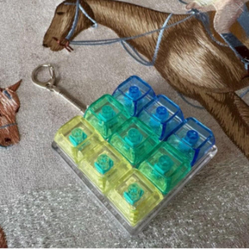 

Keys Button Fidget Keychain Keycap Clicker Toy New Finger Keyboard Cap Adult 14