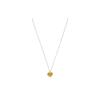 Petra Heart Shaped Pearl Mother Of Pearl Pendant Adjustable Brass Necklace Women Necklace 6302010302R535IM