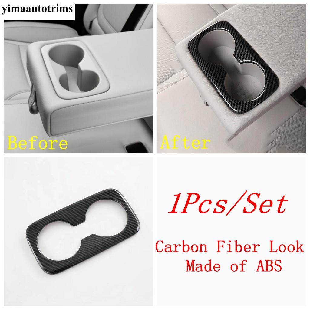 Gear Shift Panel / Handle Bowl / Water Cup / Window Lift Cover Trim For Kia Sportage NQ5  - 2025 Carbon Fiber Accessories