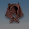 Breathable Head Cover with Button for Outdoor Sports Adjustable Hat with Horn Moisture Wicking Hat for Outdoor Activity
