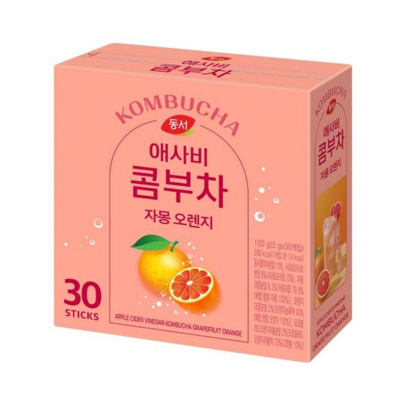Dongsuh Apple Cider Vinegar Kombucha Grapefruit Orange 5g X 30 Sticks 1box (30ea)