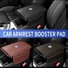 T30PU Leather Car Armrest Mat Center Console Protector Cover Cushion Valve Cap For Volkswagen MK6 Golf 7 GTI Touareg Jetta GTD Polo