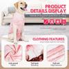 Dog Surgery Recovery Suit,E-Collar Alternatives Abdominal Wounds Protector,Dog Anti-Licking Onesie for Small Medium Large Dogs