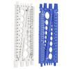 Nut Bolt Thread Gauge Checker M3 to M22 Metric and #4 to 3/4 Imperial Sizes Bolt and Nut Identifier