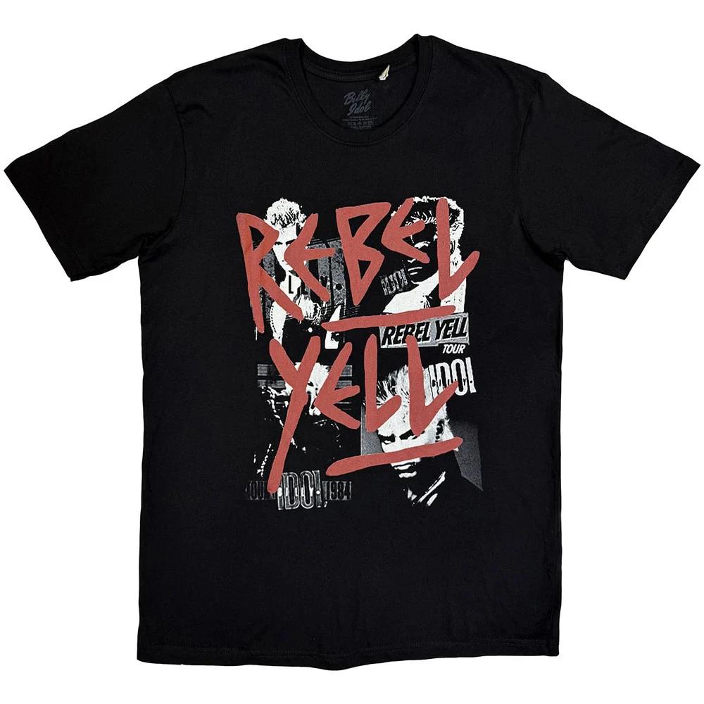 

Billy Idol T-Shirt: Tour 84 (Black) OFFICIAL NEW 4XL