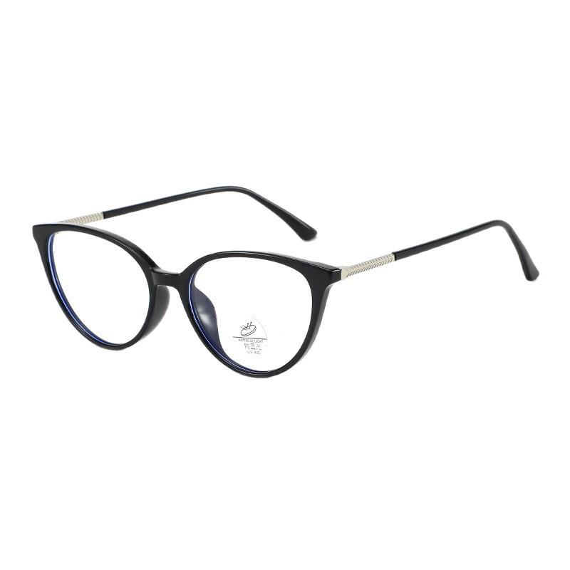 Korean Cat-Eye Glasses for Women: Lightweight Frames, Small Face Effect, Luxury Fashion, Blue Light Blocking.